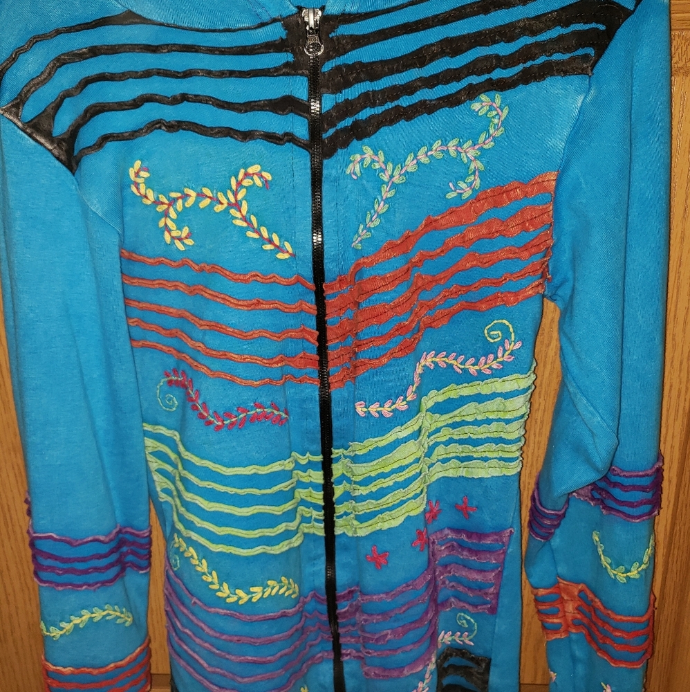 Women's Patchwork Hippie Hoodie